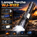 Lampe Torche WJ-8122 Puissante Rechargeable Multifonction